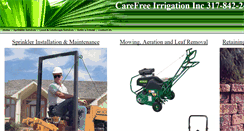 Desktop Screenshot of carefreeirrigation.com